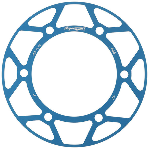 SUPERSPROX 链轮 REAR EDGE SPRKT COLOR DISK ALU 43T-520 蓝 HON/KAW/SUZ/YAM