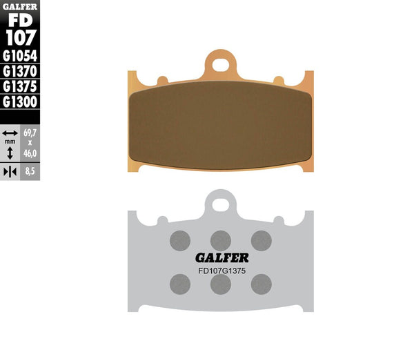 GALFER 刹车片 SINTERED CERAMIC FD107G1375