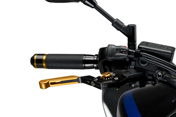PUIG 手柄/牛角 LEVER BRAKE EXTENDABLE/FOLDABLE GOLD
