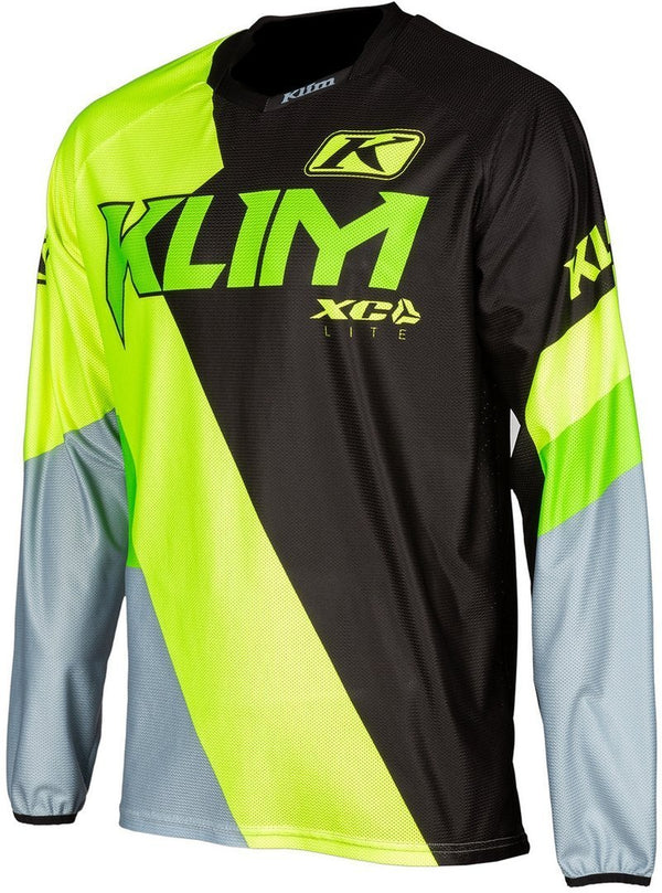 Klim XC Lite Motocross Jersey Black/Neon/Yellow