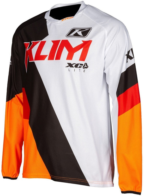 Klim XC Lite Motocross Jersey White/Orange/Black