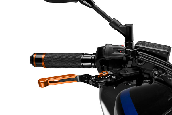 PUIG 手柄/牛角 LEVER BRAKE EXTENDABLE/FOLDABLE 橙