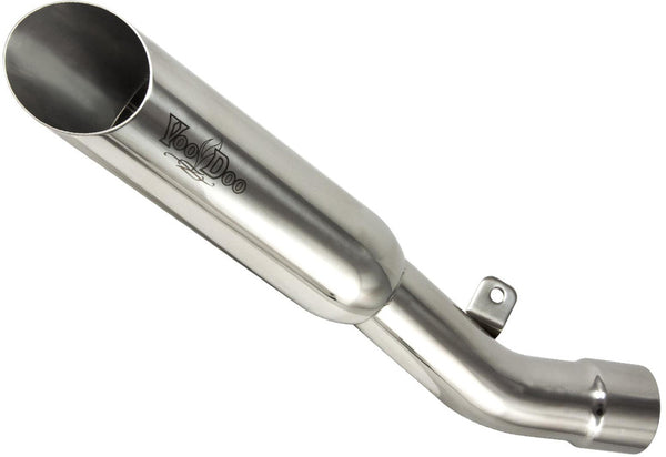 VOODOO 排气管 SINGLE SHORTY SLIP-ON EXHAUST POLISHED