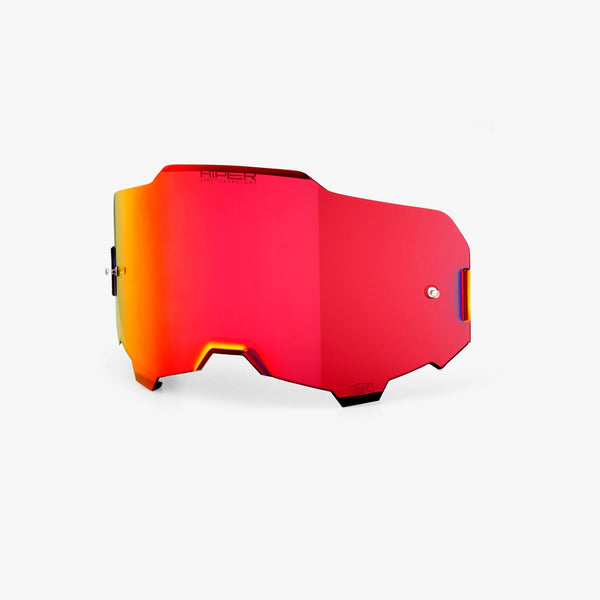100% Armega 镜片 100% 风镜 Armega Replacement Lens Hiper Red Mirror
