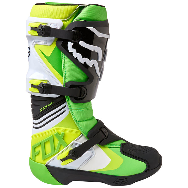 FOX Comp 骑行靴 Comp Boots [绿/黄]