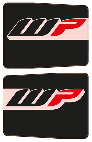 KTM Protective Fork Sticker Set (Black/Transparent)