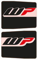 KTM Protective Fork Sticker Set (Black/Transparent)