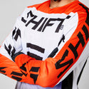 SHIFT 骑行服 WHITE LABEL FADE JERSEY [黑/白/橙]