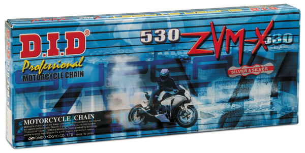 D.I.D 链条 SUPER STREET 530ZVMXS-110L X-RING CHAIN NICKEL