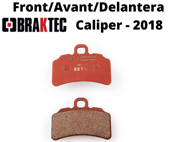 S3 攀爬 刹车片 前刹车片 Braktec 2018 →
