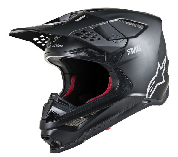 ALPINESTARS ALPINESTARS M8 头盔 Supertech M8 Solid Helmet Matte M-8 Matte Black