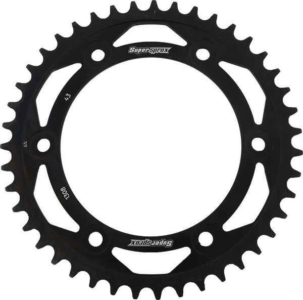 SUPERSPROX 后链轮 钢制 43T-520 黑 HON
