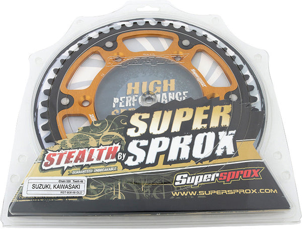 SUPERSPROX 链轮 REAR STEALTH SPROCKET ALU/STL 48T-520 GLD SUZ