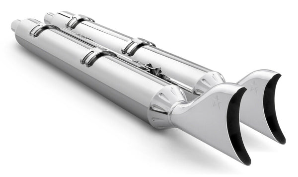 FREEDOM 排气管 SHARKTAIL SLIP-ON DUAL EXHAUST 黑