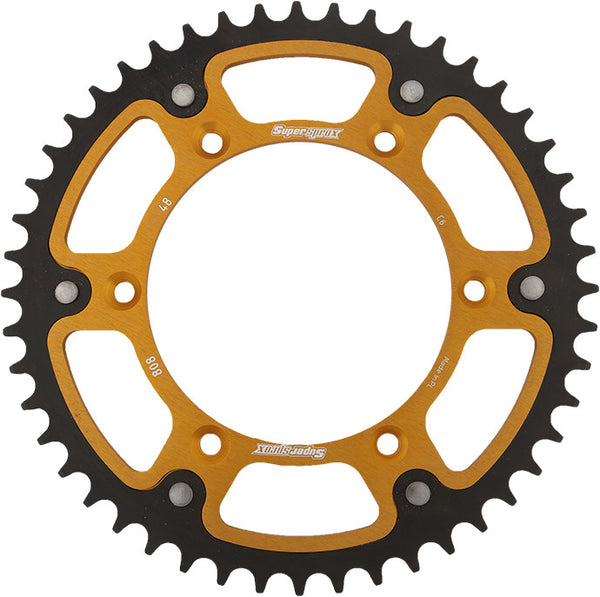 SUPERSPROX 链轮 REAR STEALTH SPROCKET ALU/STL 48T-520 GLD SUZ
