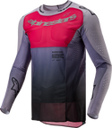 Alpinestars 骑行衣 Supertech Dade Jersey Men's Iron/Red Berry