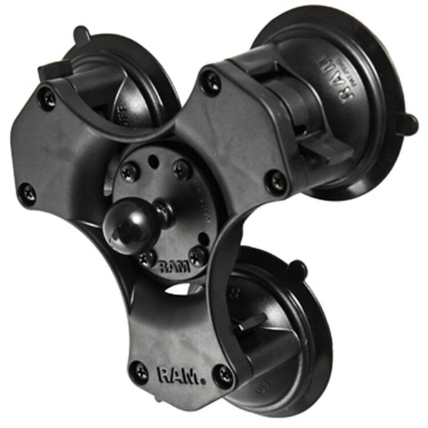 RAM 手机/相机支架 Triple Suction Cup Base w/ Ball