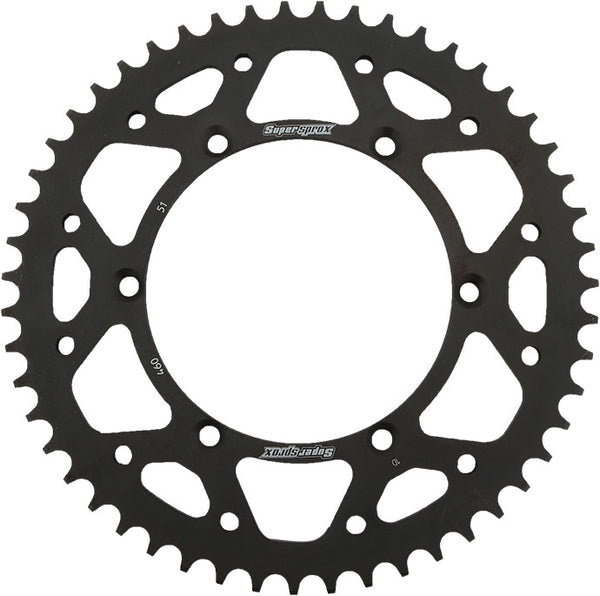 SUPERSPROX 后链轮 钢制 51T-520 黑 KAW