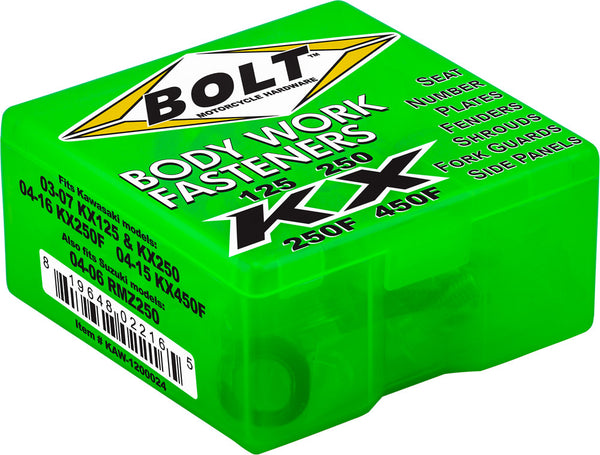 BOLT 五金件 FULL PLASTIC FASTENER KIT KX