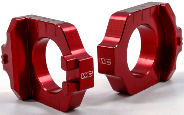 WORKS 轴承 AXLE BLOCKS ELITE KAW/SUZ 红