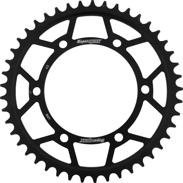 SUPERSPROX 后链轮 钢制 45T-530 黑 KAW