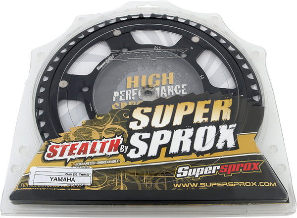 SUPERSPROX 链轮 REAR STEALTH SPROCKET ALU/STL 50T-520 黑 YAM
