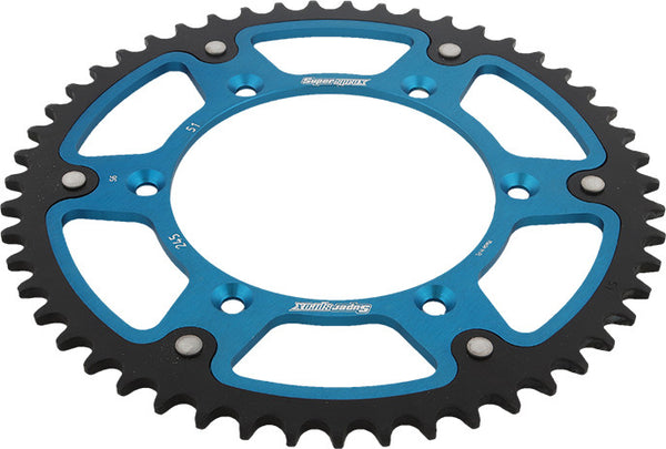 SUPERSPROX 链轮 REAR STEALTH SPROCKET ALU/STL 51T-520 蓝 YAM