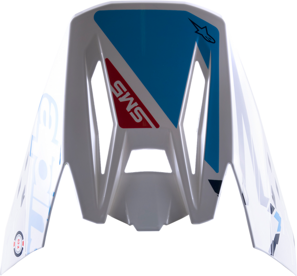 头盔附件 S-M5 Action Visor White/Cyan/Blue