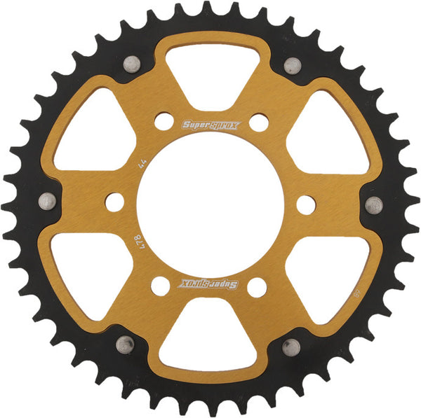 SUPERSPROX 链轮 REAR STEALTH SPROCKET ALU/STL 44T-520 GLD KAW/POL