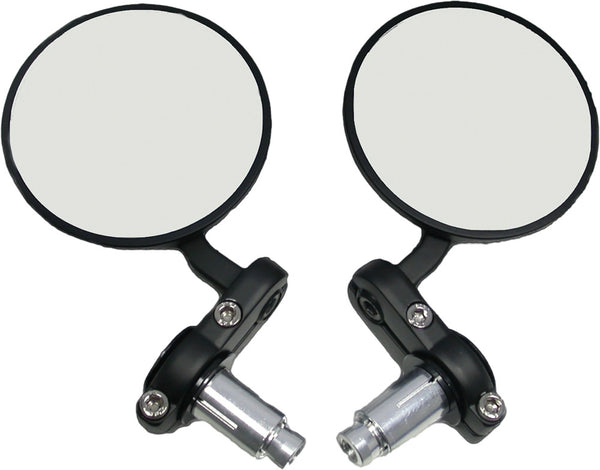 Harddrive 后视镜 Cafe Style BAR End Mirrors/PR Black