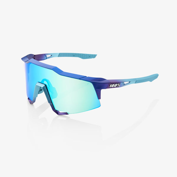 100% Speedcraft 运动眼镜 100% Speedcraft - 哑光 Metallic Into the Fade - 蓝 Topaz Multilayer Mirror Lens
