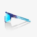 100% Speedcraft 运动眼镜 100% Speedcraft - 哑光 Metallic Into the Fade - 蓝 Topaz Multilayer Mirror Lens