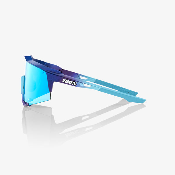 100% Speedcraft 运动眼镜 100% Speedcraft - 哑光 Metallic Into the Fade - 蓝 Topaz Multilayer Mirror Lens