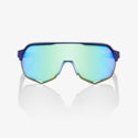 100% 运动眼镜 100% S2 - 哑光 Metallic Into the Fade - 蓝 Topaz Multilayer Mirror Lens