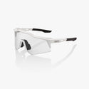 100% 运动眼镜 100% Speedcraft XS - 哑光 白 - Hiper 银 Mirror Lens