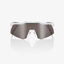 100% 运动眼镜 100% Speedcraft XS - 哑光 白 - Hiper 银 Mirror Lens