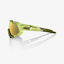 100% 运动眼镜 100% Speedtrap - 哑光 Metallic Viperidae - Bronze Multilayer Mirror Lens