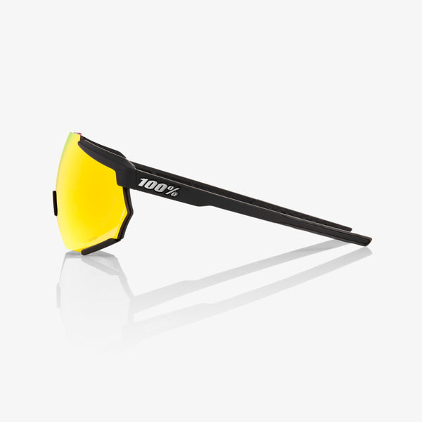 100% Racetrap 运动眼镜 100% Racetrap - Soft Tact 黑 - Hiper 红 Multilayer Mirror Lens