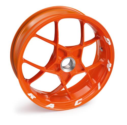 KTM "Racing" Rim Sticker Kit (Orange/White) 1290 Super Duke GT/R 2014-2021