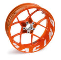 KTM "Racing" Rim Sticker Kit (Orange/White) 1290 Super Duke GT/R 2014-2021