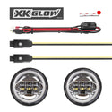 XK GLOW 照明 4.5" XK Chrome Driving Lights