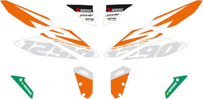 KTM Style Graphics Kit 1290 Super Duke R 2017-2019﻿