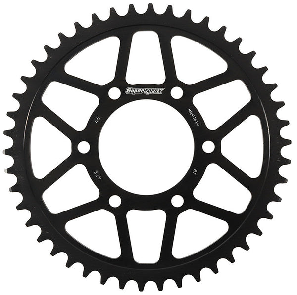 SUPERSPROX 链轮 REAR EDGE SPROCKET 钢制 46T-520 黑 KAW/POL