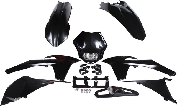 Polisport 车身塑料套件 KTM Plastic Body Kit Black