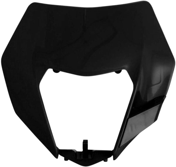 Polisport 灯罩 KTM Headlight Mask KTM Black