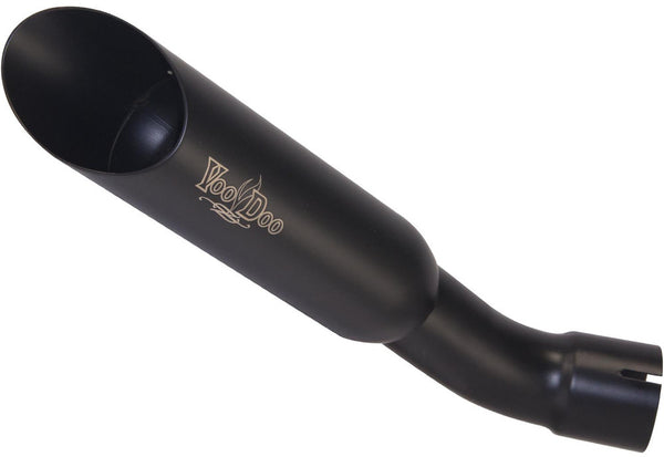 VOODOO 排气管 SINGLE SHORTY SLIP-ON EXHAUST 黑