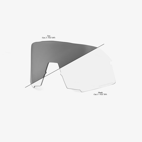 100% 运动眼镜 100% S3 Replacement Lens - Photochromic 透明/灰