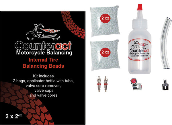 COUNTERACT 轮胎附件 Tire Balancing Beads w/Installation Bottle