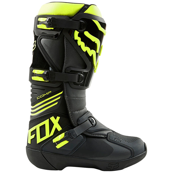 FOX Comp 骑行靴 Comp Boots [黑/黄]