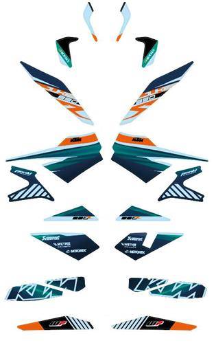 KTM Factory Graphics Kit 890 Duke R 2020-2021